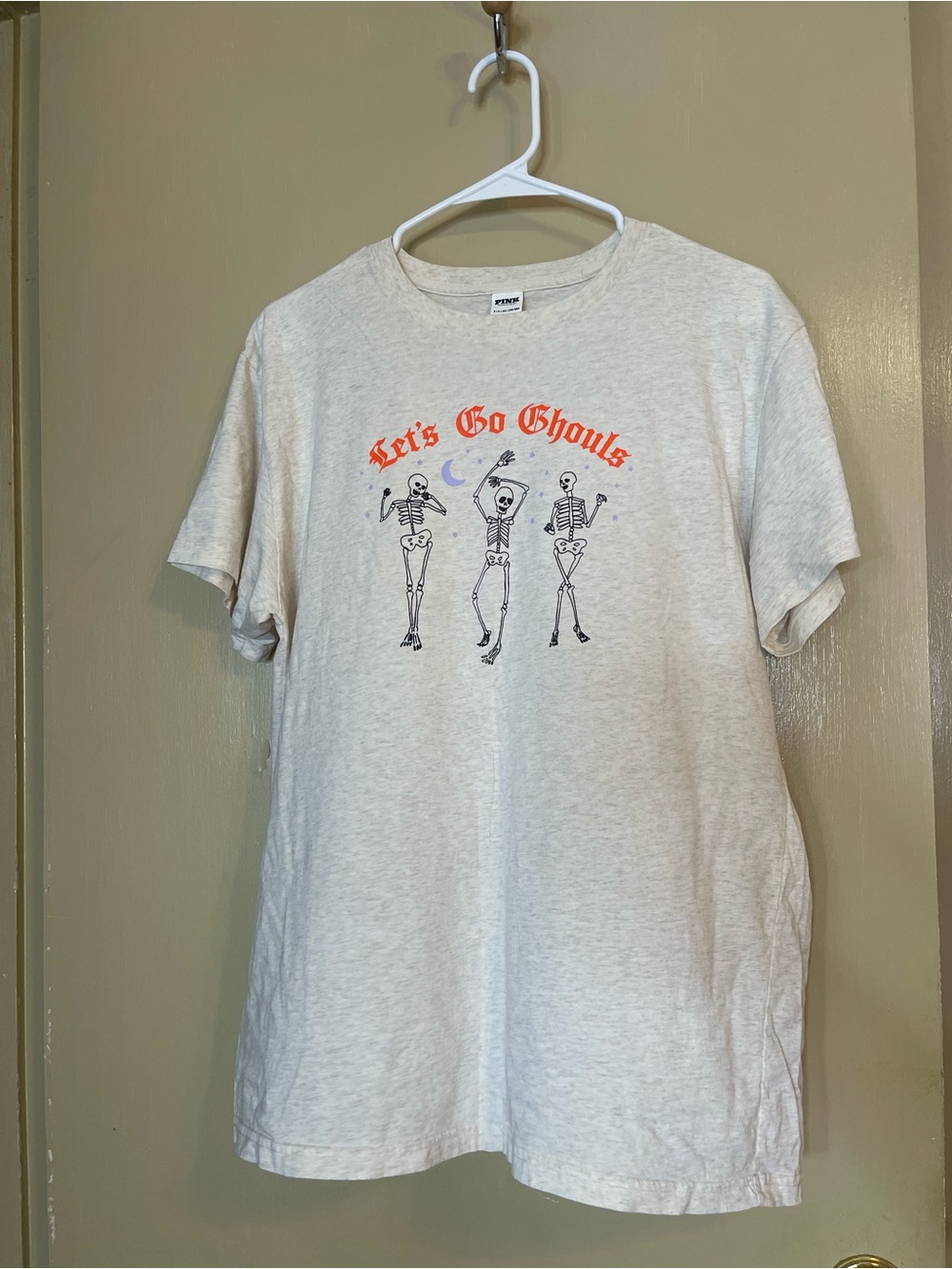 2 PINK halloween Victoria Secret Graphic T-Shirts